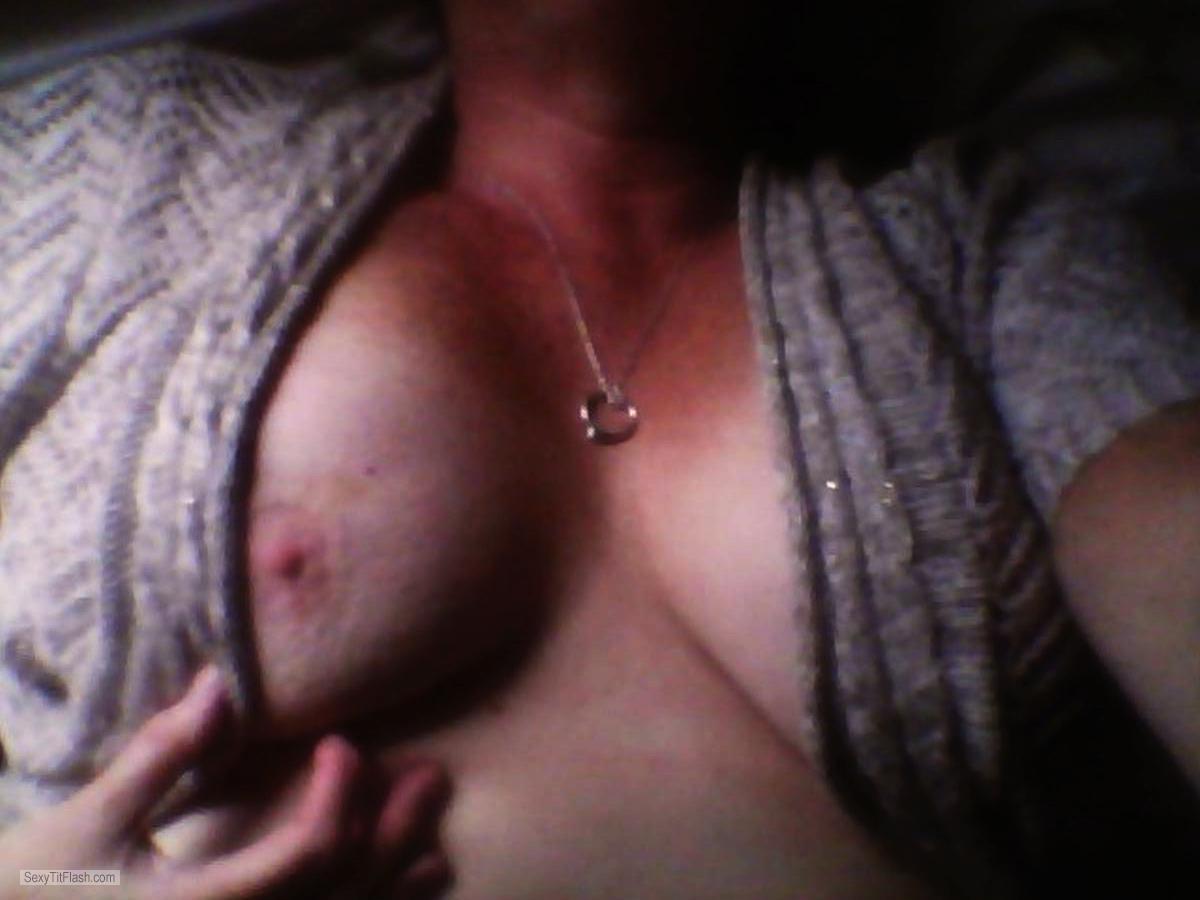 Tit Flash: My Medium Tits - Jennifer from United Kingdom